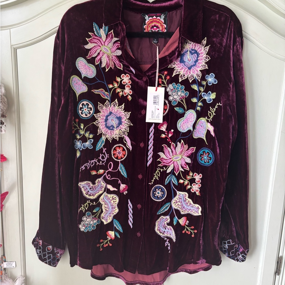 Johnny Was Velvet Top